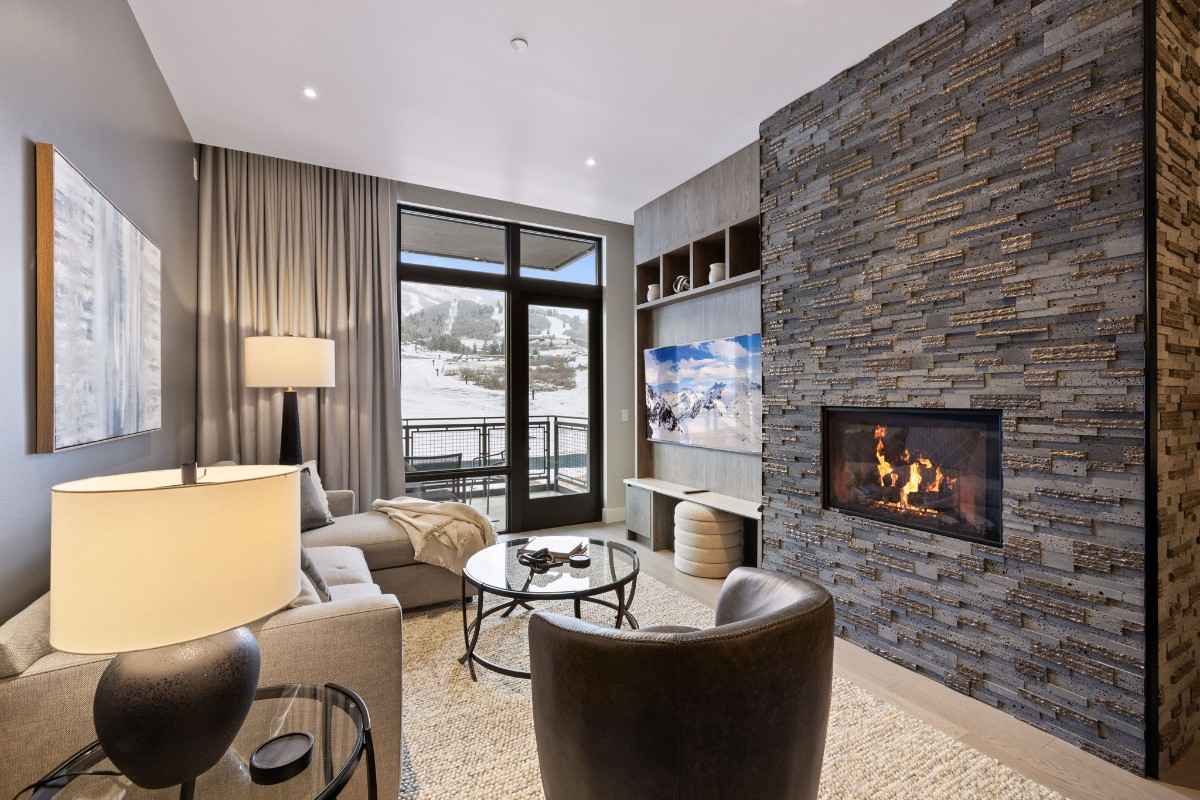 Modern living room with a cozy atmosphere